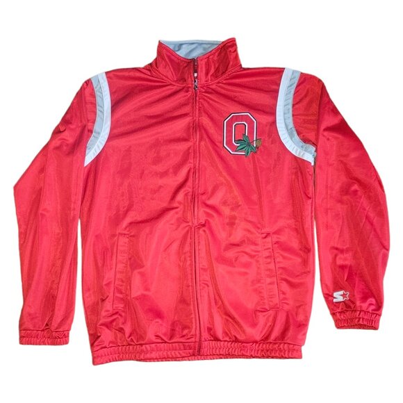 Ohio State University Buckeyes Starter Jacket bundle with 2 patches - Picture 3 of 5